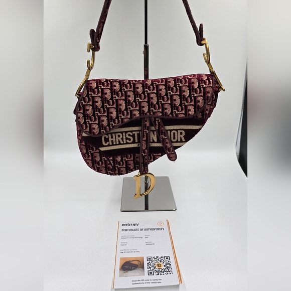 Dior Handbags - Dior Oblique Saddle bag.